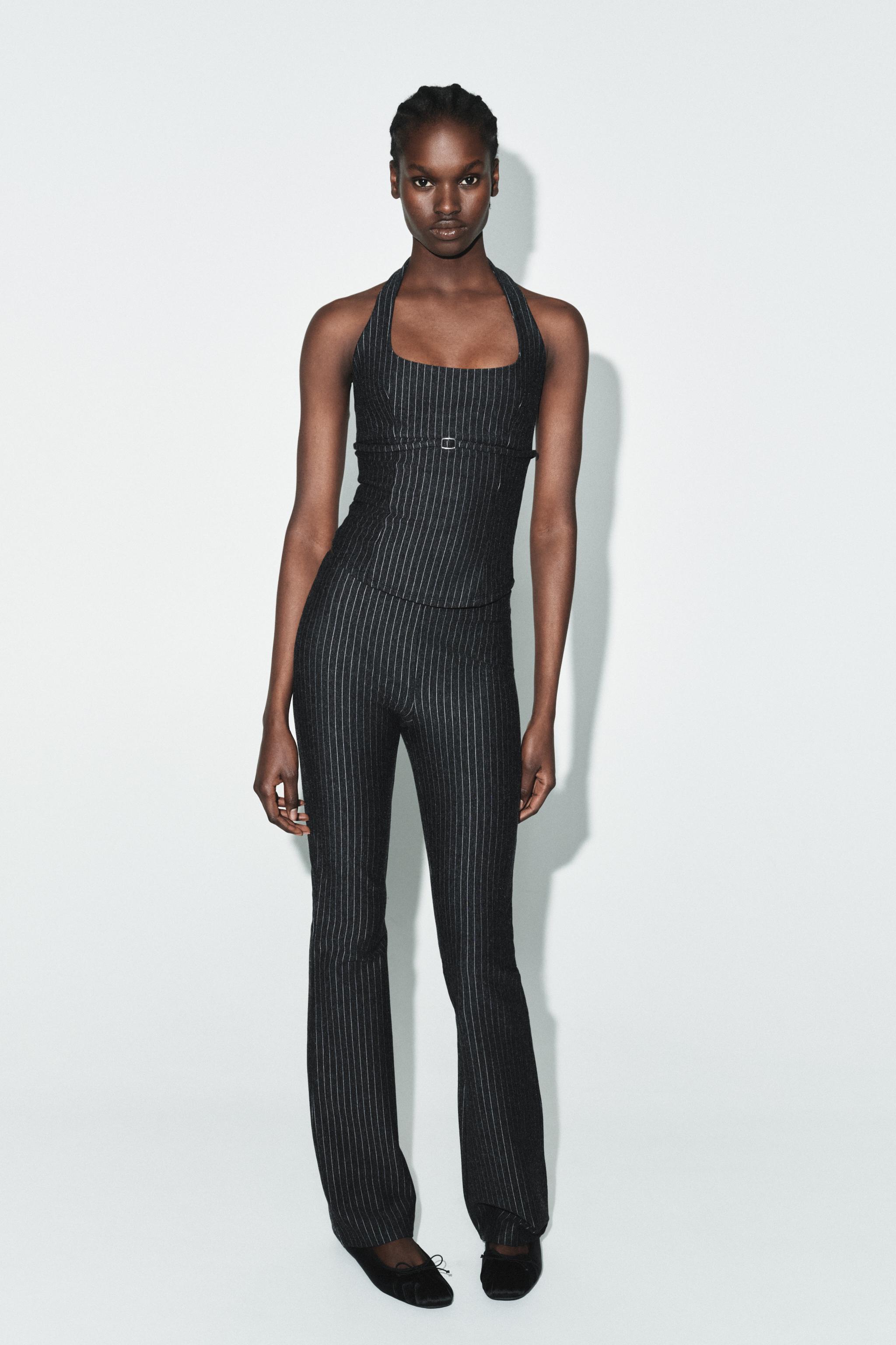 PANTALON FLARE INTERLOCK